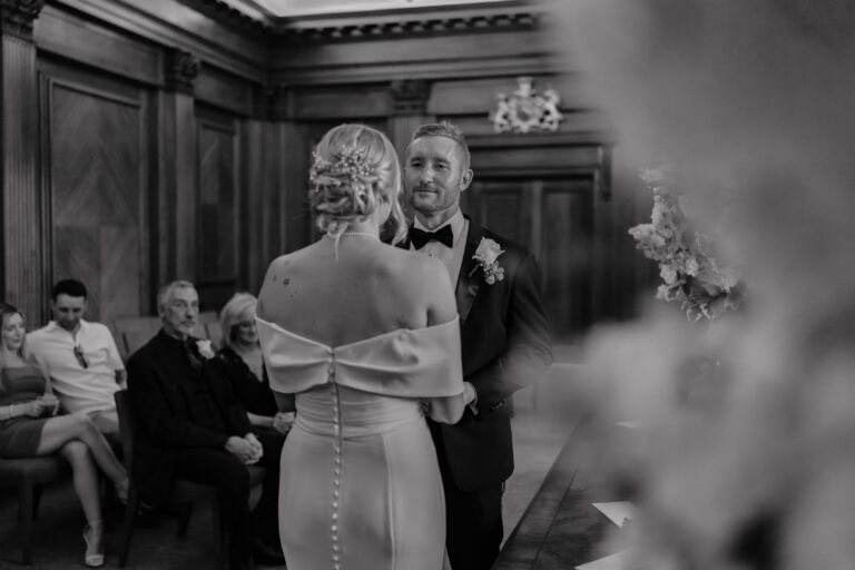 Micro Destination Wedding at The Old Marylebone Town Hall In London, England