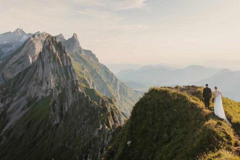 Summer Elopement At Schafler’s Ridge In Appenzell, Switzerland