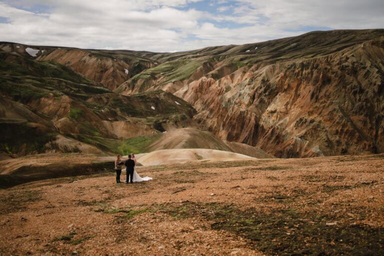 Summer Elopement In Landmannalaugar, Iceland
