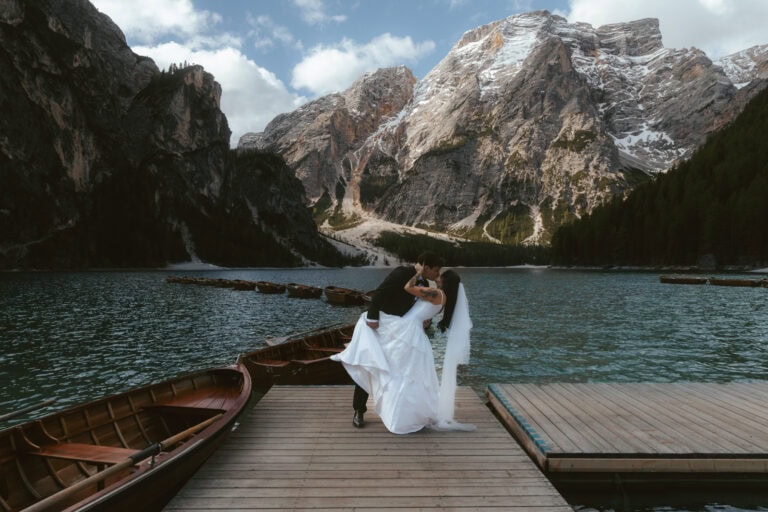Spring Elopement In The Dolomites, Italy